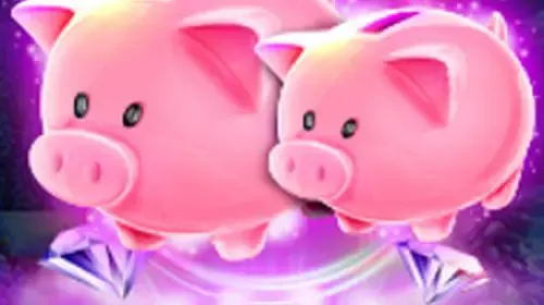 Piggy Bank Twins Xmas