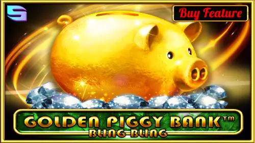 Golden Piggy Bank - Bling Bling